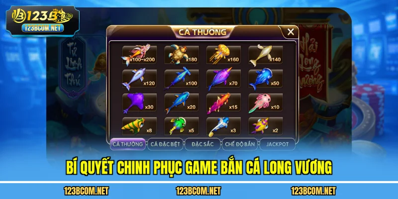 Bí quyết chinh phục game bắn cá long vương