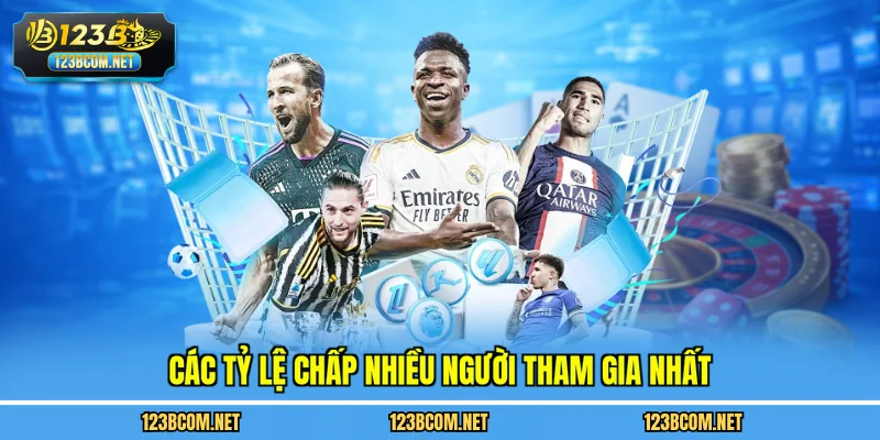 Các tỷ lệ chấp nhiều người tham gia nhất