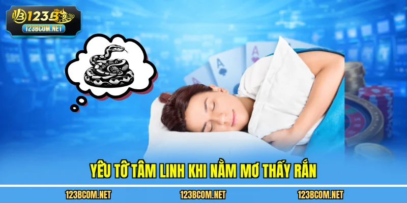 Yếu tố tâm linh khi nằm mơ thấy rắn